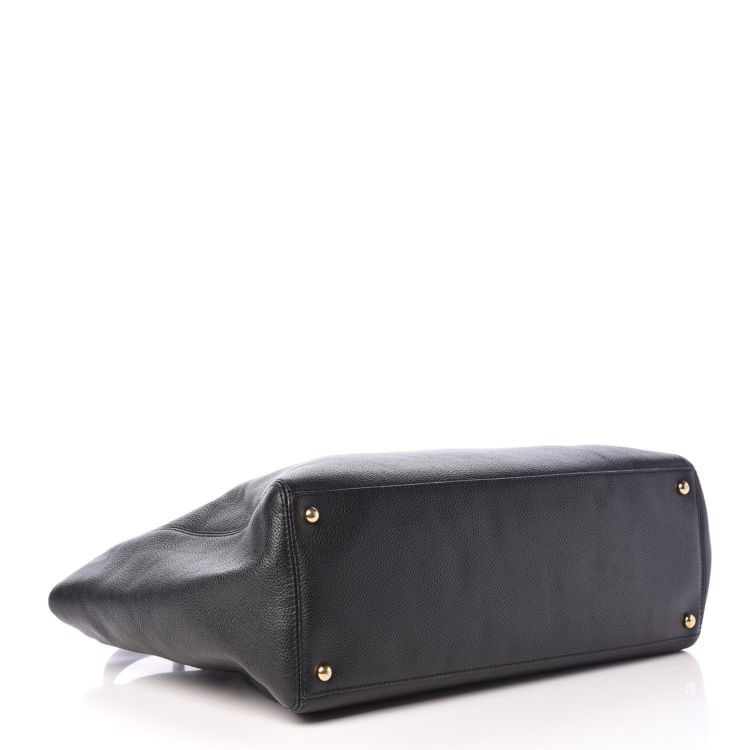 Chanel Calfskin Cerf Shopper Tote Black 4 of 16