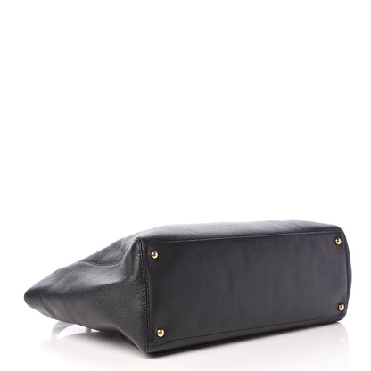 Chanel Calfskin Cerf Shopper Tote Black 4 of 16