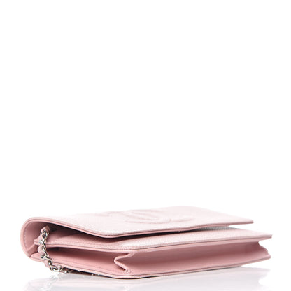 Chanel Caviar Timeless CC Wallet On Chain WOC Pink 4 of 12