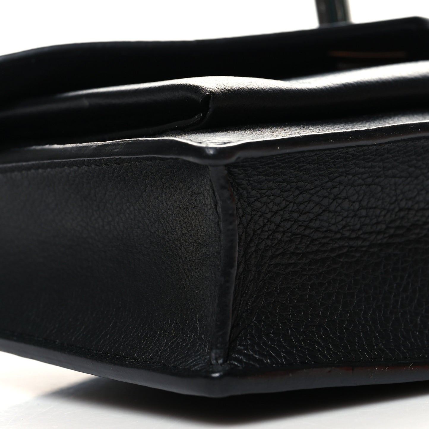 Soft Calfskin My Lockme Chain Pochette Black