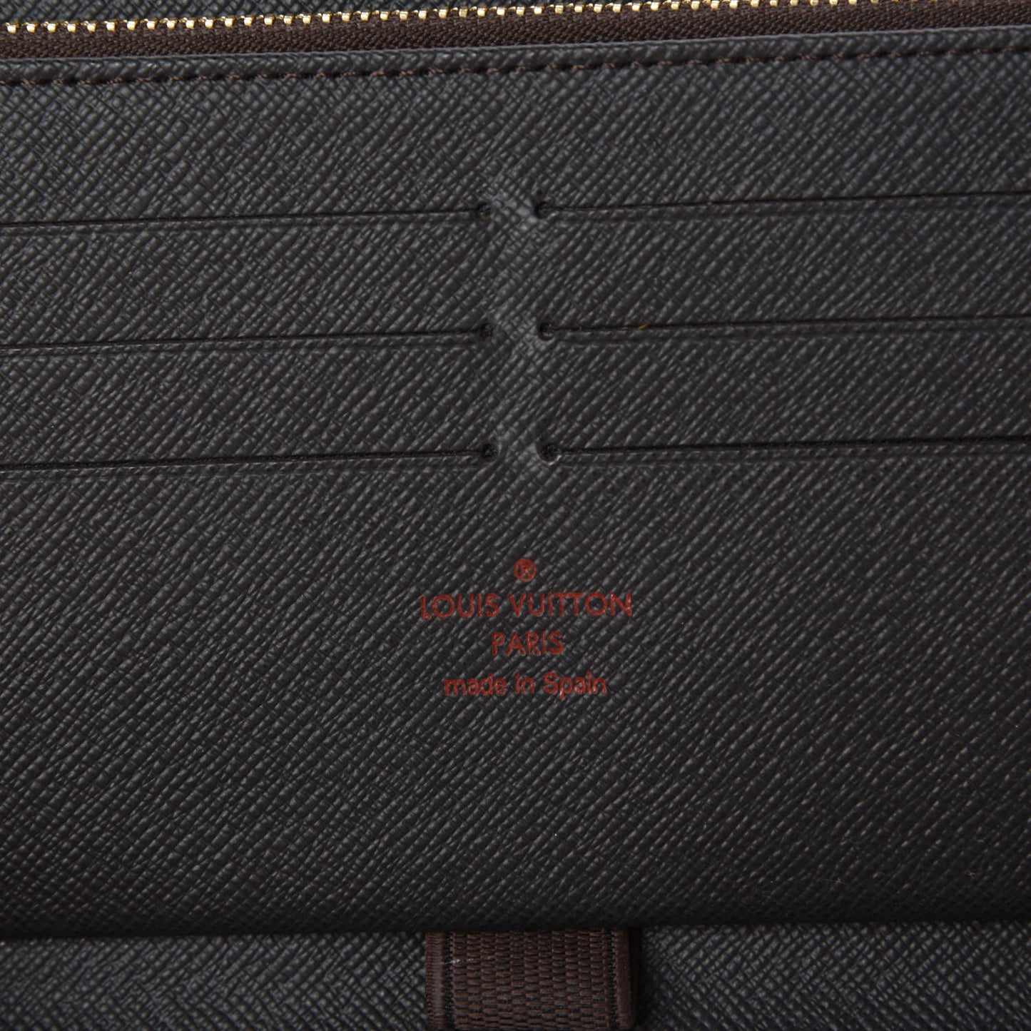 Damier Ebene Zippy Organizer Wallet