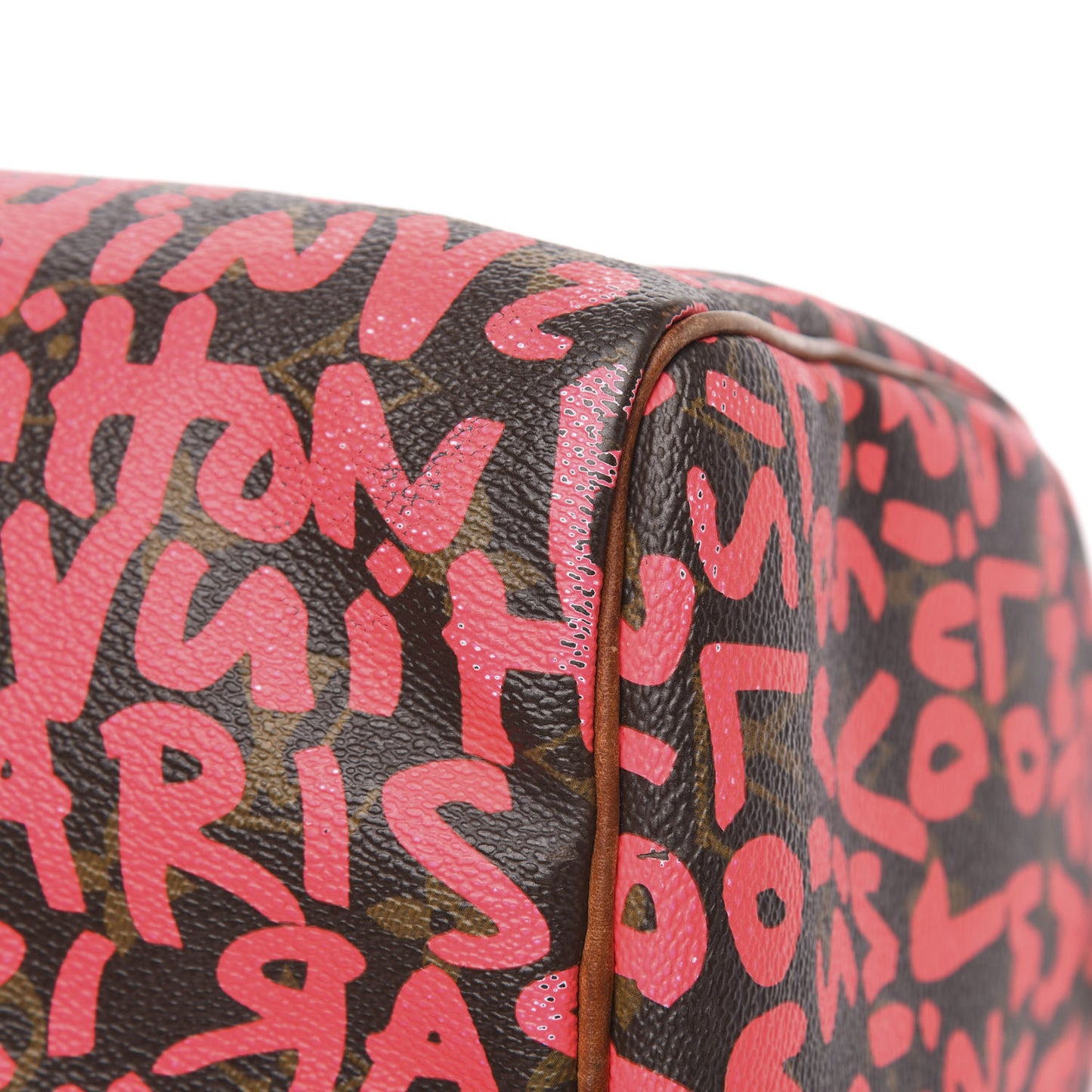 Monogram Graffiti Speedy 30 Fuchsia