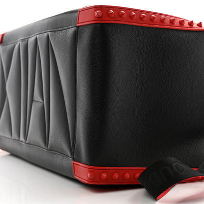 Christian Louboutin Calfskin Sneakender Studded Duffle Bag Black 8 of 11