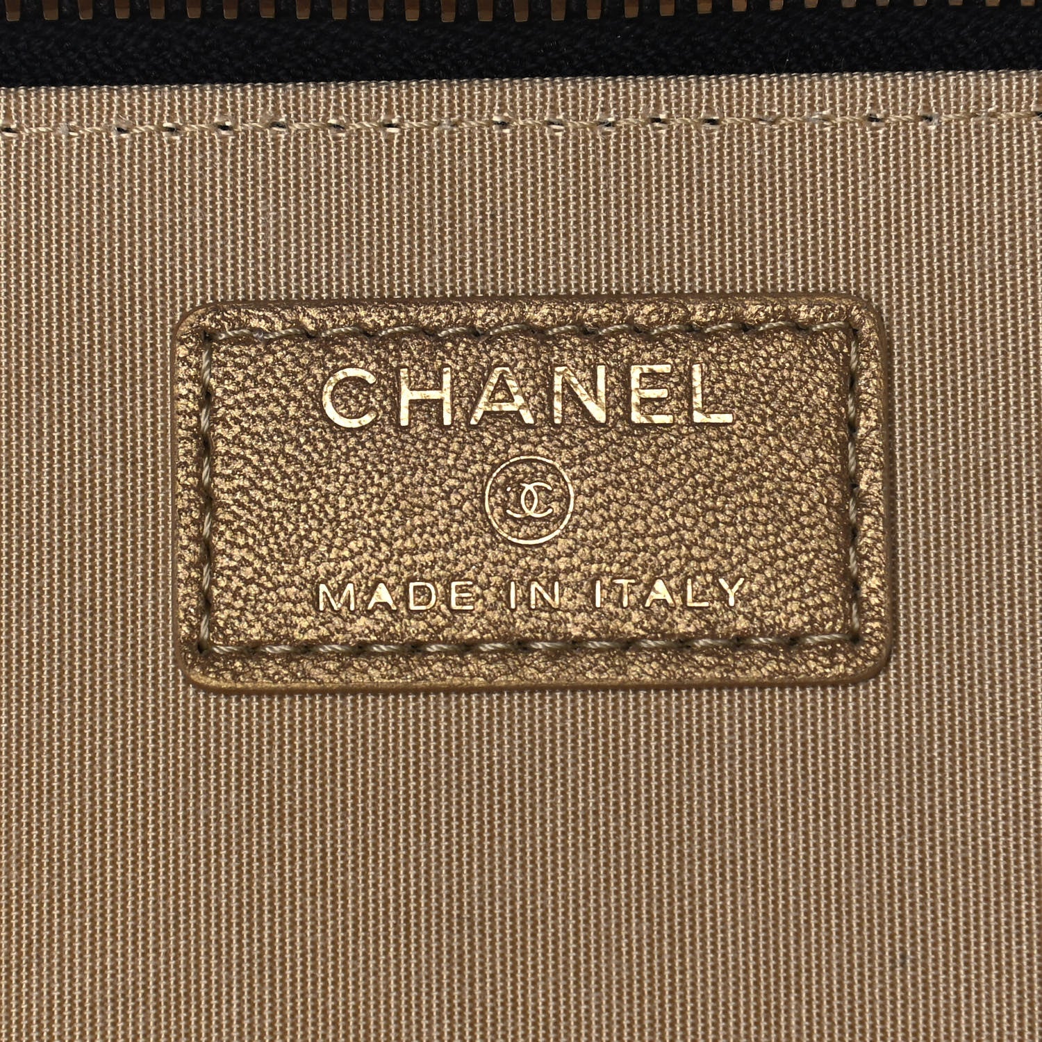 Chanel Lambskin Quilted Pearl Crush Small Vanity Case With Chain Black 6 of 14