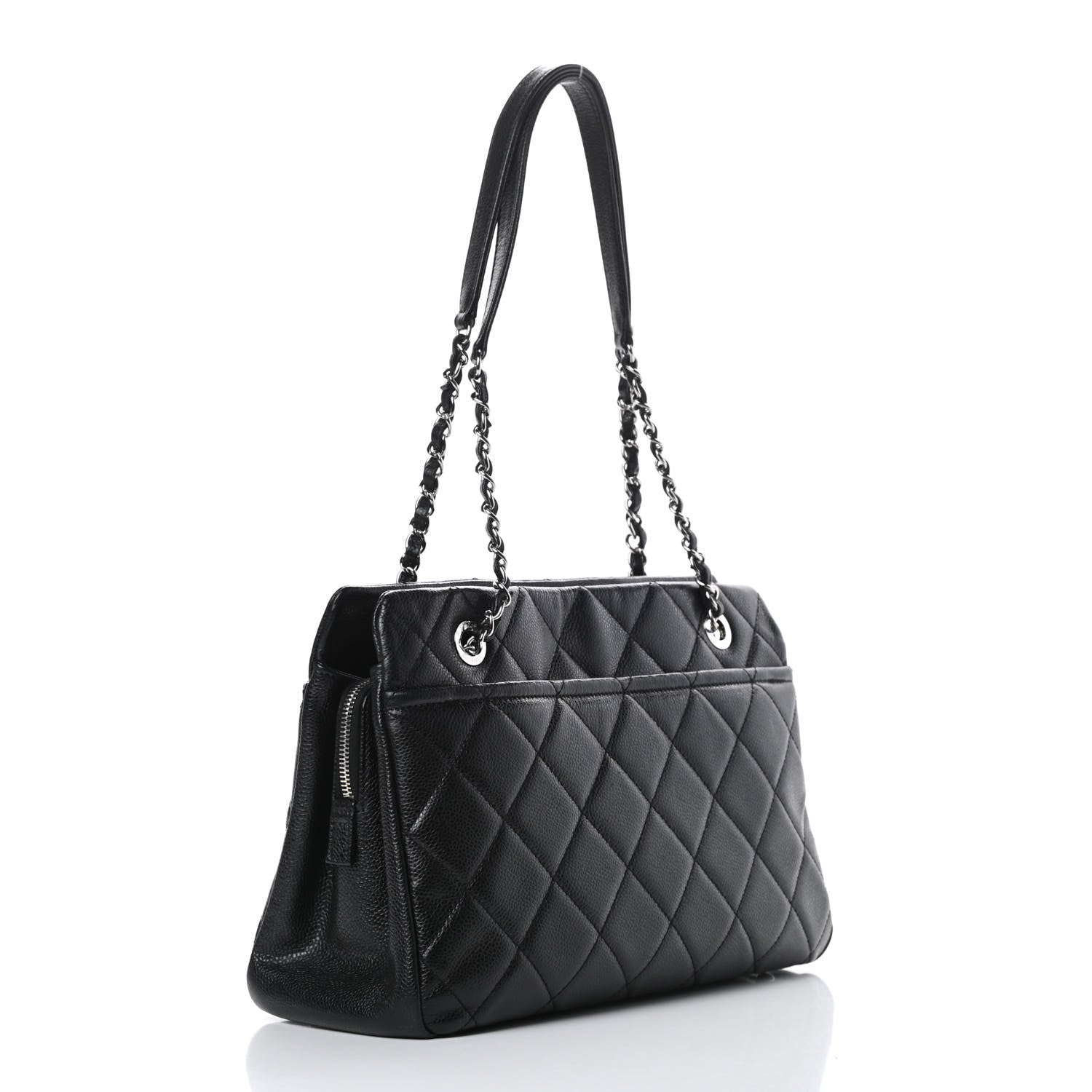 Chanel Caviar Quilted Timeless CC Soft Tote Black 3 of 11