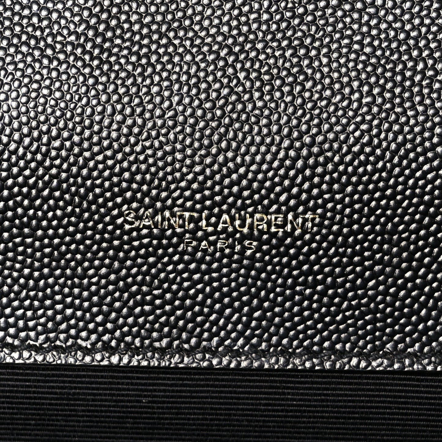Grain De Poudre Textured Mixed Matelasse Triquilt Medium Monogram Satchel Black