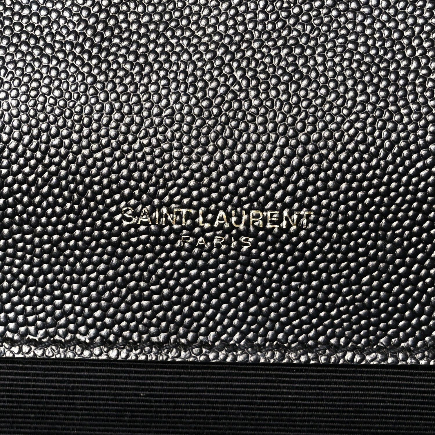 Saint Laurent Grain De Poudre Textured Mixed Matelasse Triquilt Medium Monogram Satchel Black 6 of 12
