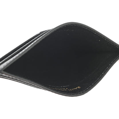Saint Laurent Calfskin Monogram Credit Card Case Black 5 of 8