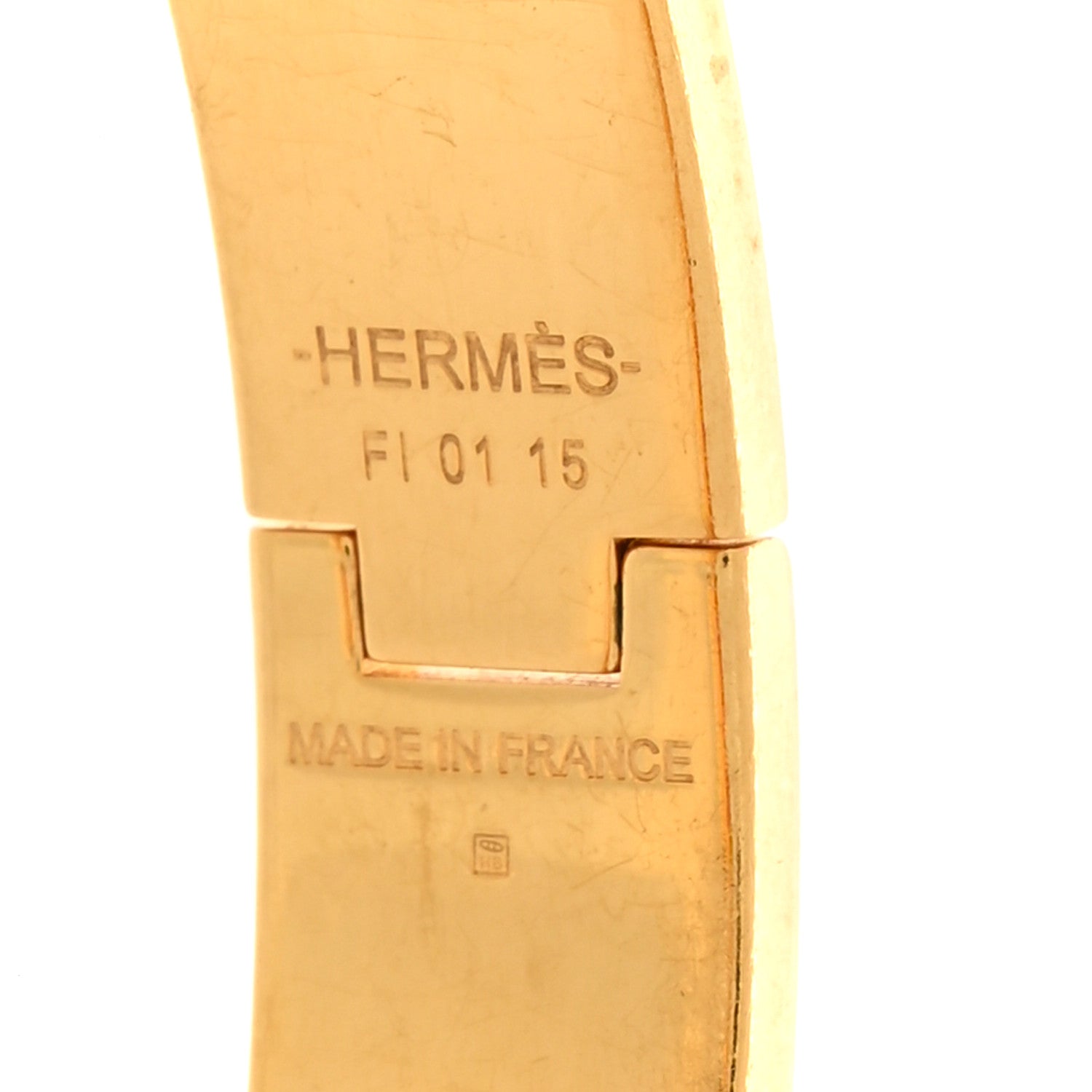 Hermes Enamel Narrow Clic Clac H Bracelet GM Black 4 of 4
