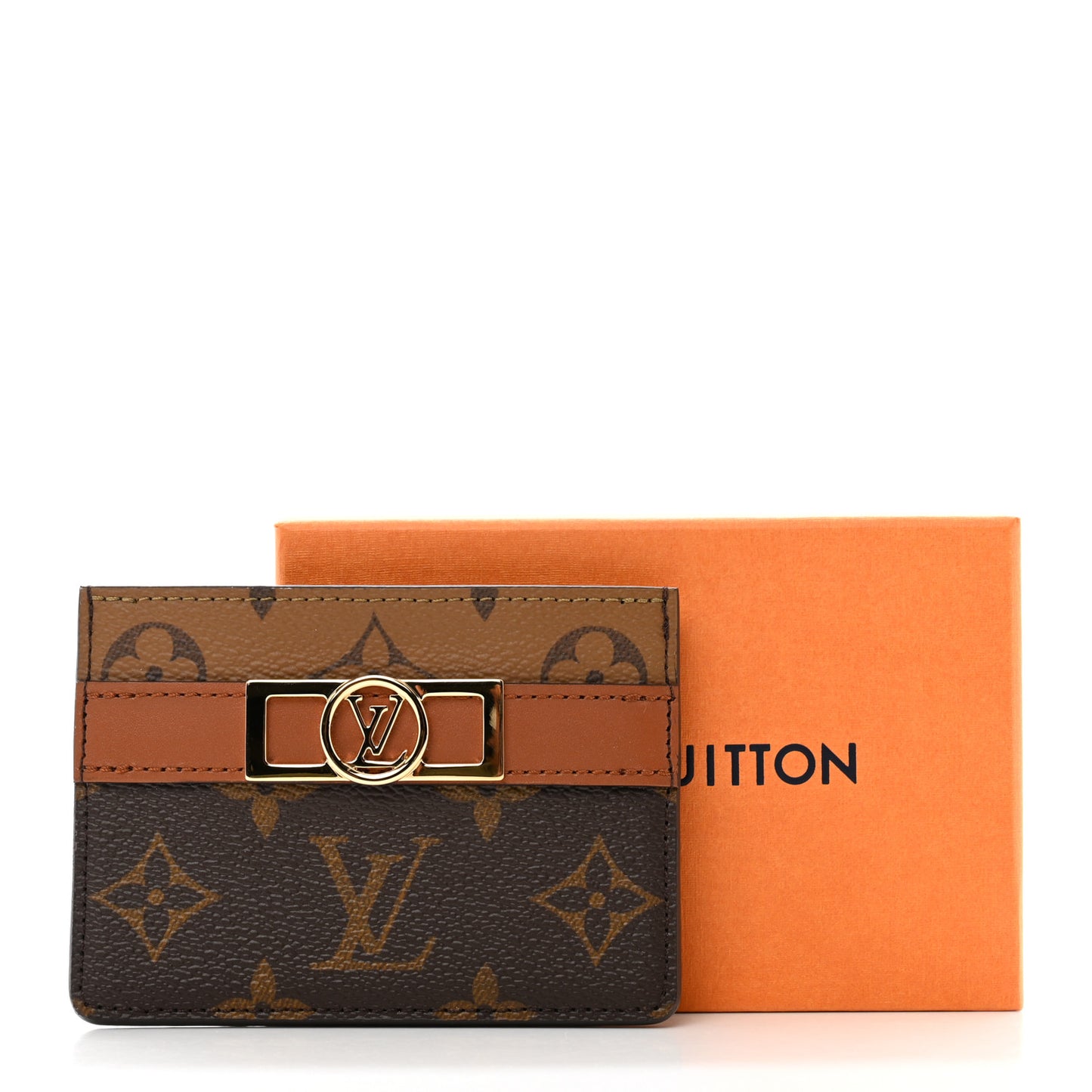 Reverse Monogram Dauphine Card Holder