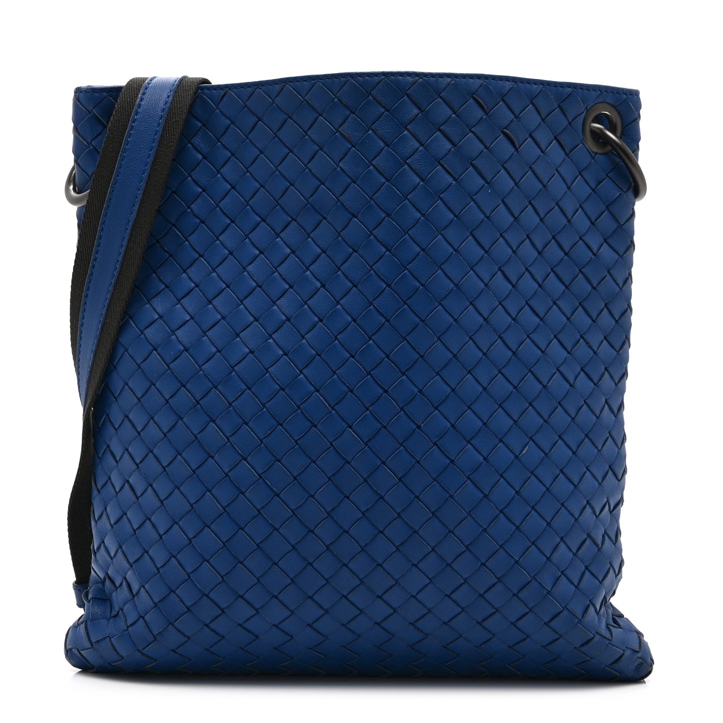 Nappa Intrecciato VN Crossbody Messenger Bag Navy