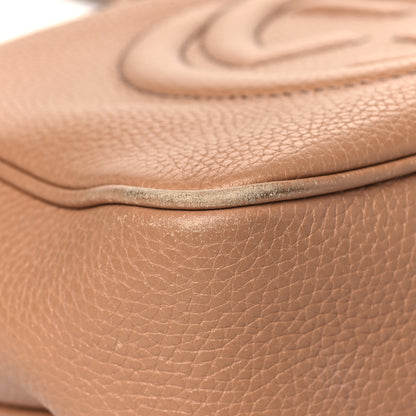 Gucci Pebbled Calfskin Small Soho Disco Bag Camelia 8 of 16