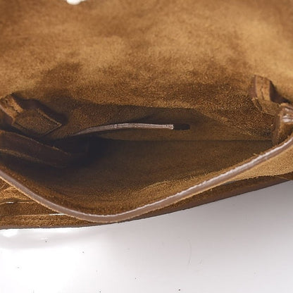 Saint Laurent Suede Fringe Toy Monogram Anita Crossbody Bag Light Ocre 5 of 7