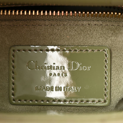 Christian Dior Patent Cannage Mini Lady Dior Dusty Jade 6 of 10