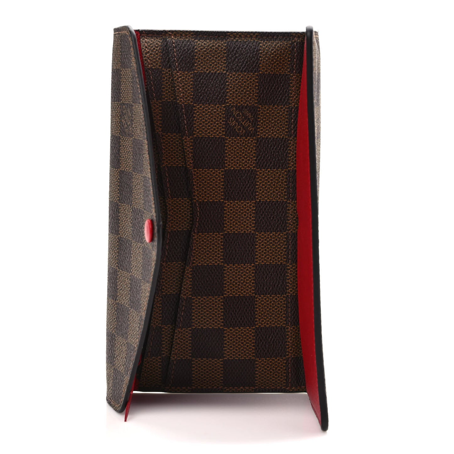 Damier Ebene Josephine Wallet Red