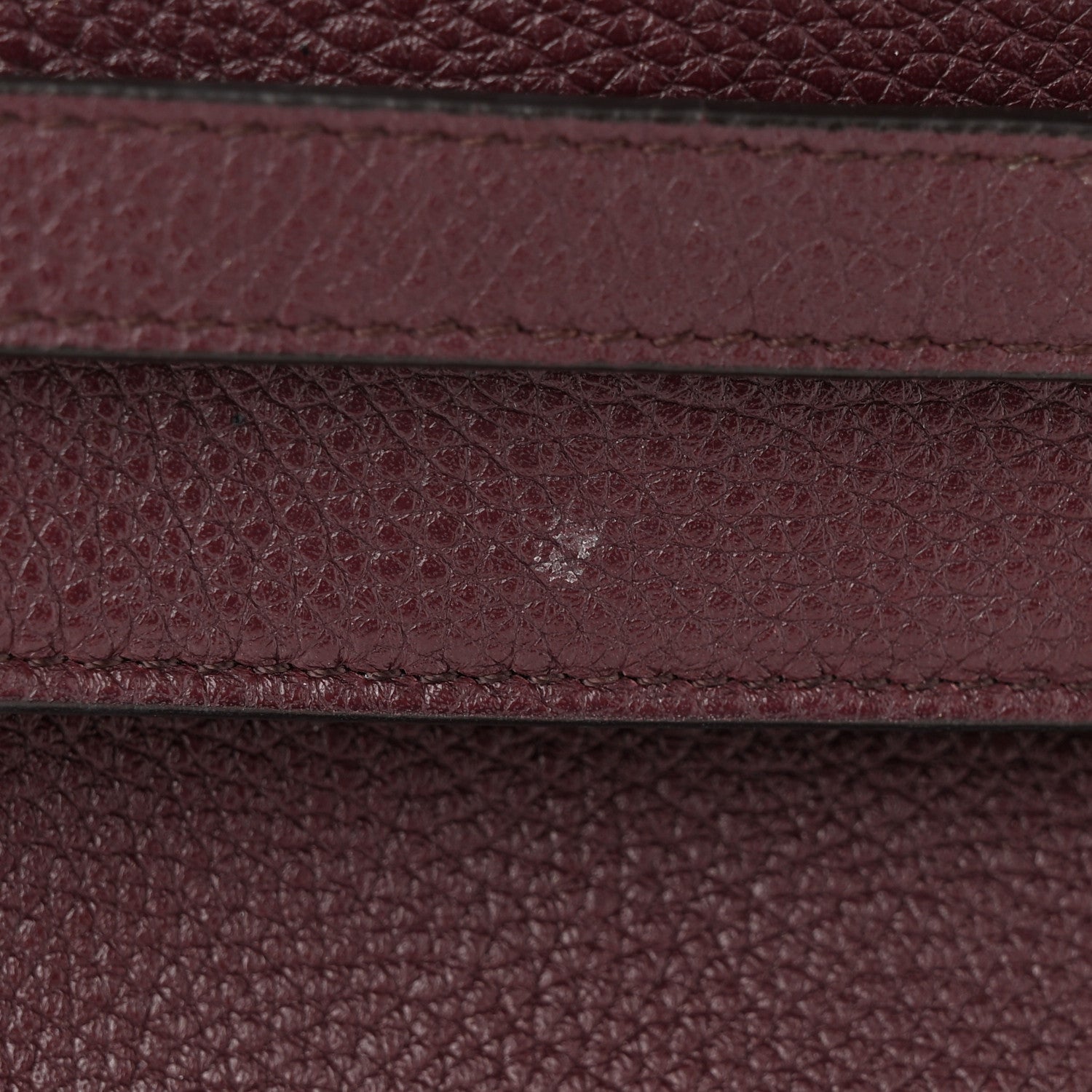 Celine Grained Calfskin Micro Belt Bag Burgundy 12 of 12