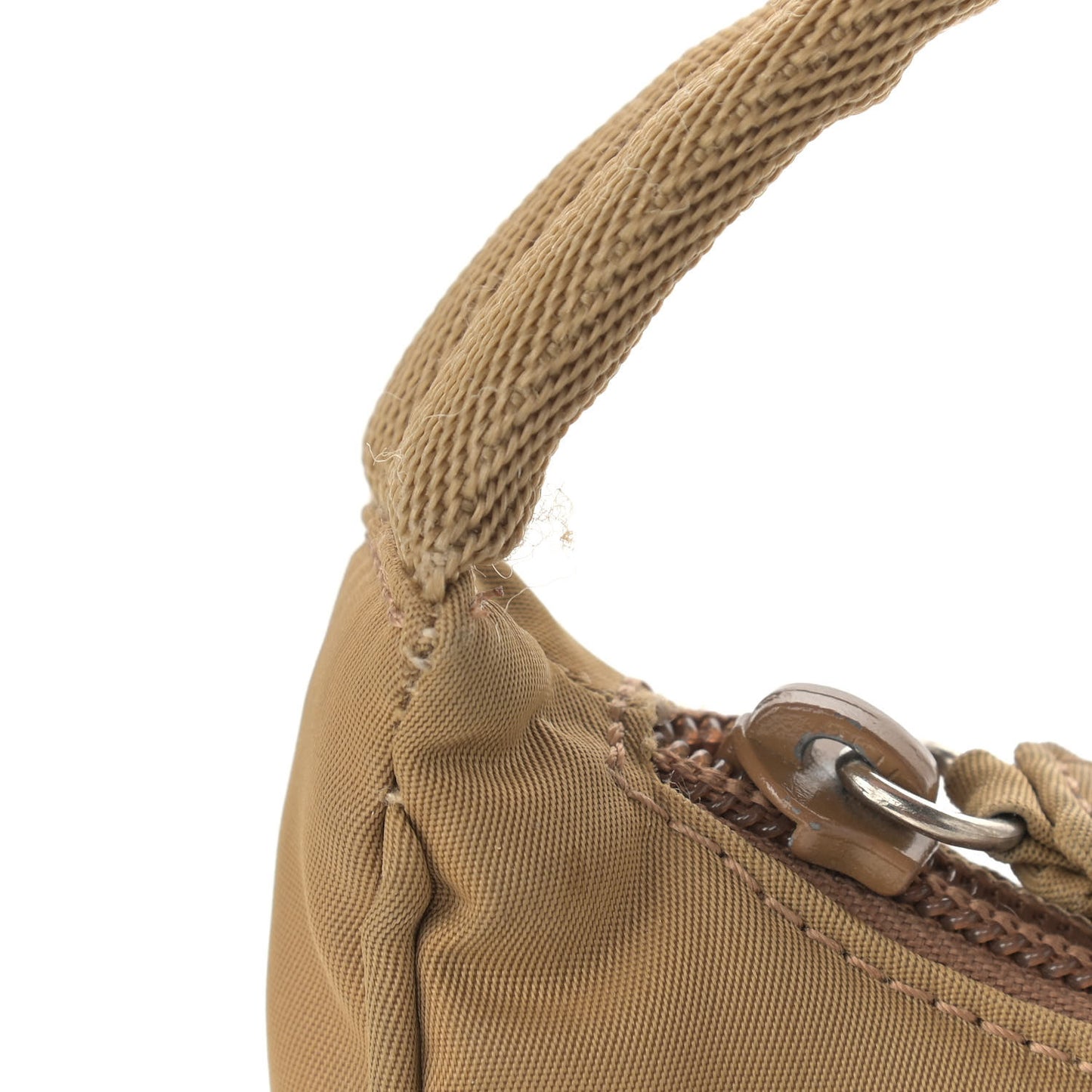 Tessuto Nylon Sport Shoulder Bag Cammello