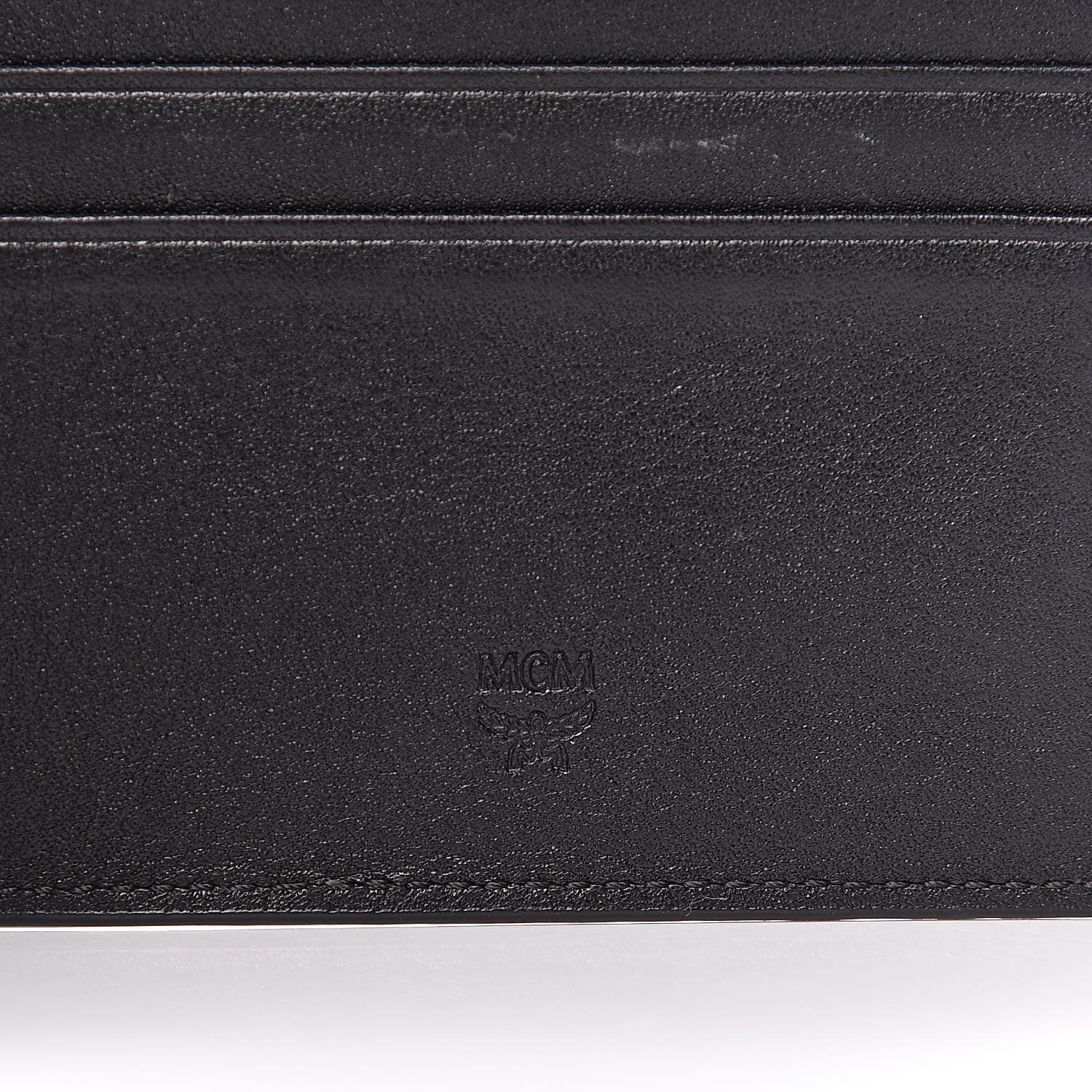 MCM Visetos Colorblock Bifold Wallet Black 6 of 7