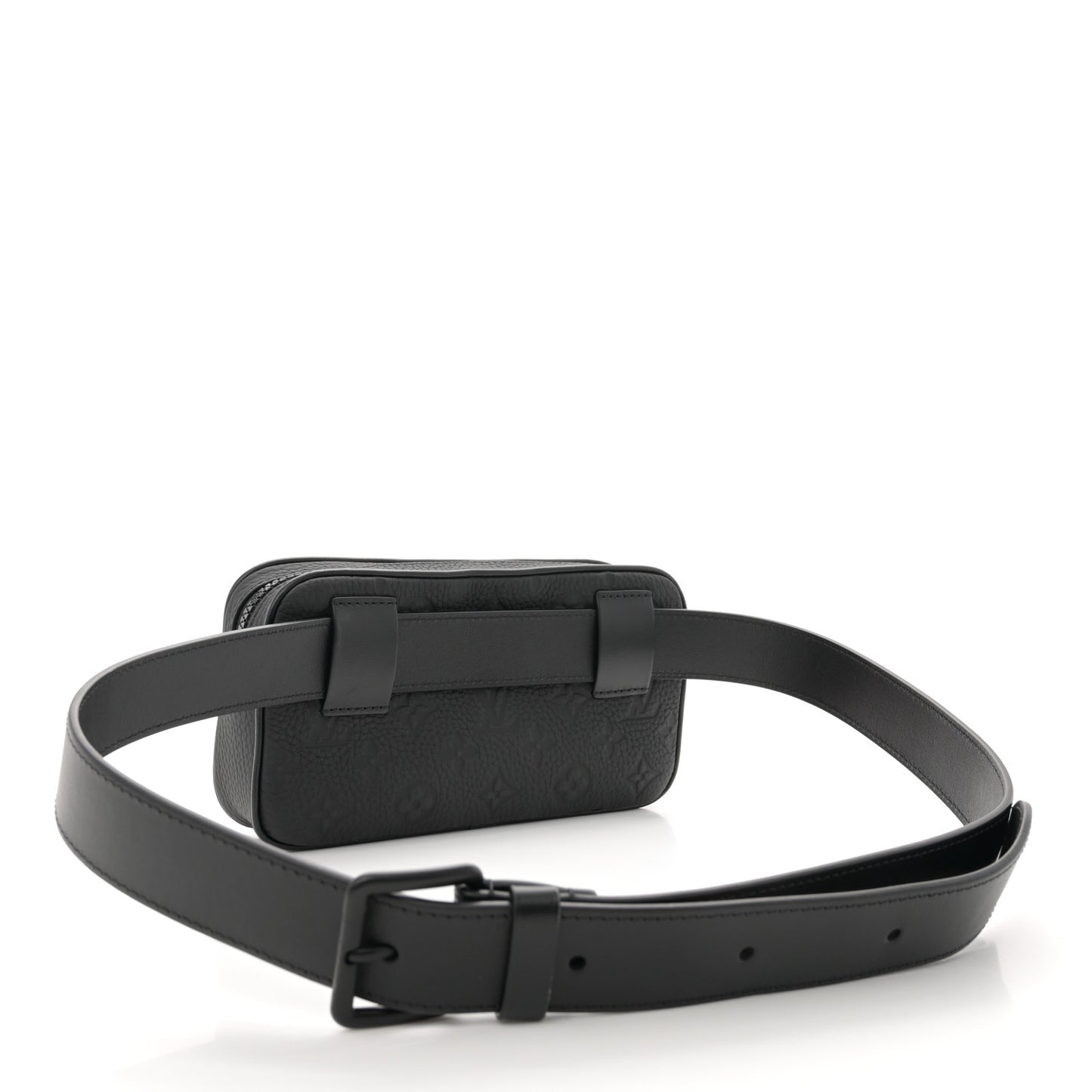 Taurillon Monogram Uniformes Solar Ray Soft Pochette Volga Belt Bag Black