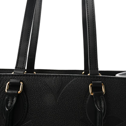 Louis Vuitton Empreinte Monogram Giant Onthego MM Black 7 of 9