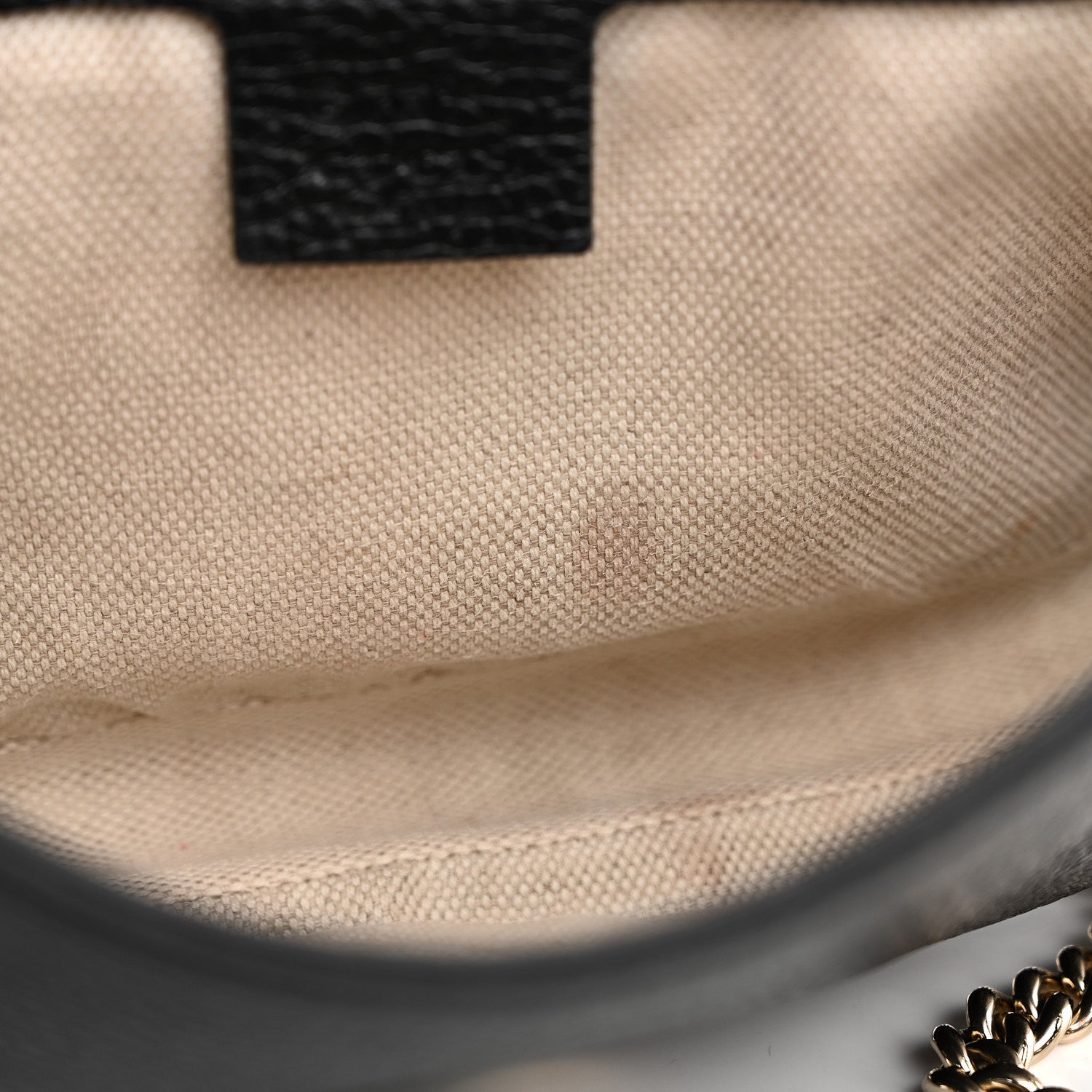 Gucci Pebbled Calfskin Medium Soho Flap Crossbody Black 12 of 12