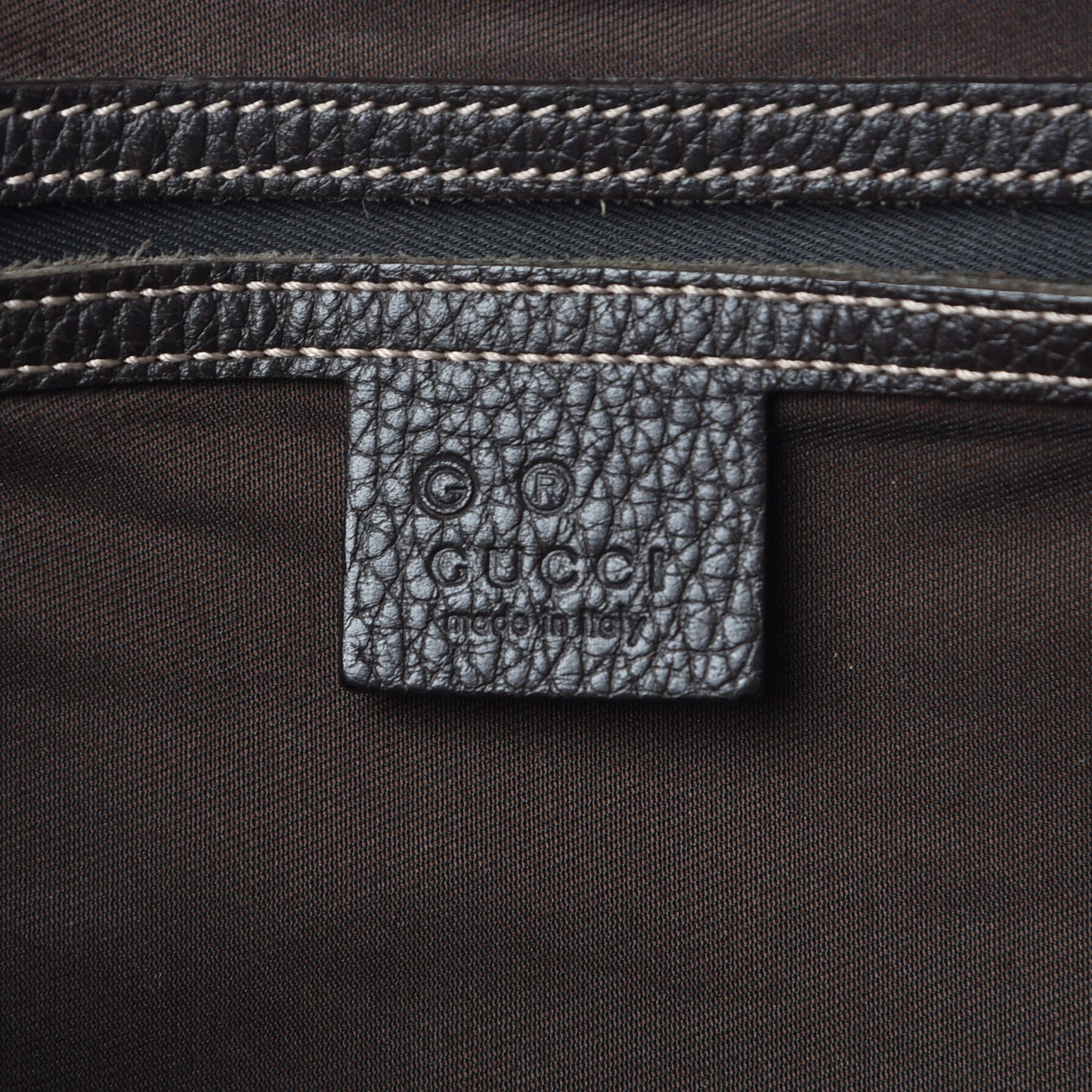 Crystal Monogram Medium Joy Tote Beige Ebony Testa di Moro