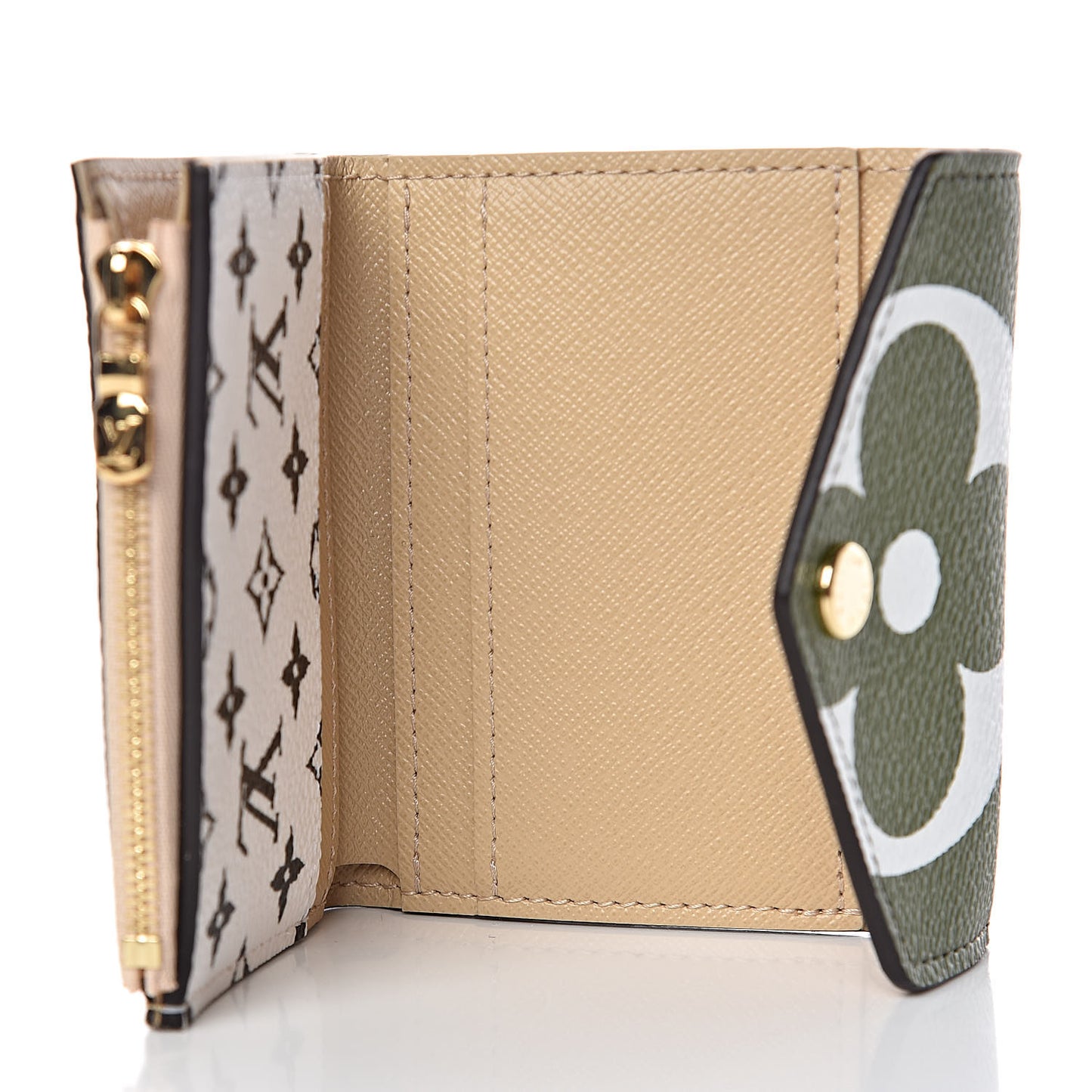 Monogram Giant Zoe Wallet Kaki