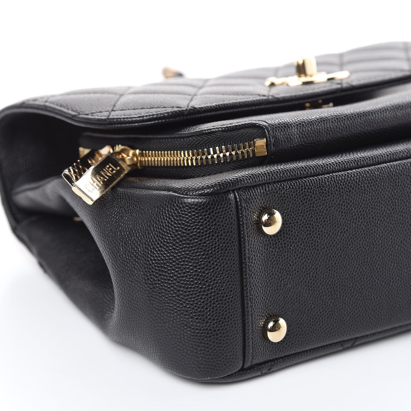Caviar Quilted Medium Business Affinity Flap Black