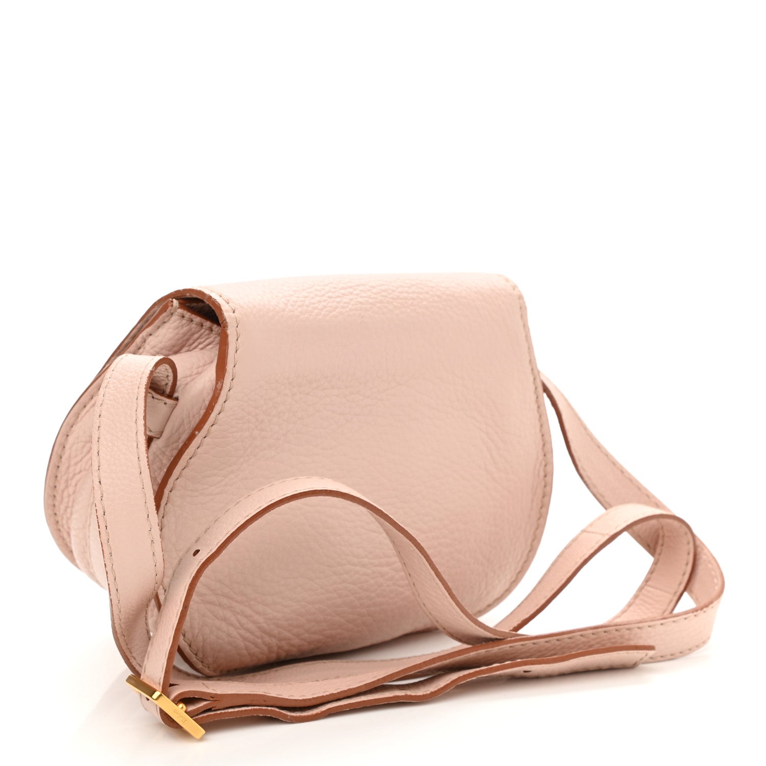 Chloe Calfskin Mini Marcie Round Crossbody Bag Blush Nude 2 of 11
