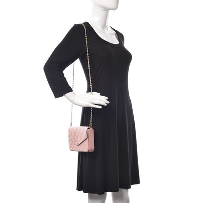 Louis Vuitton Empreinte Pochette Felicie Chain Wallet Rose Poudre 2 of 12