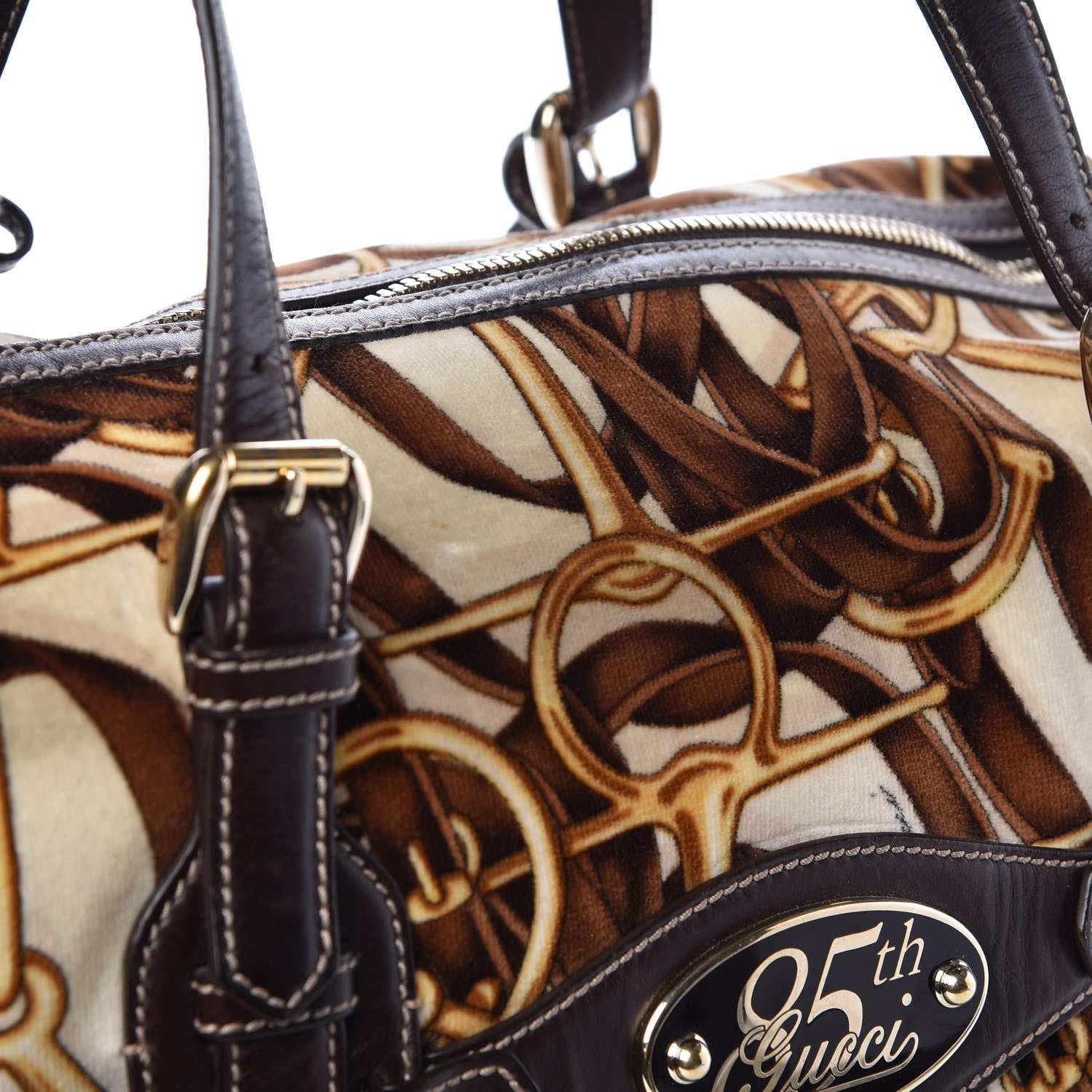 Gucci Velvet 85th Anniversary Boston Tote 15 of 15