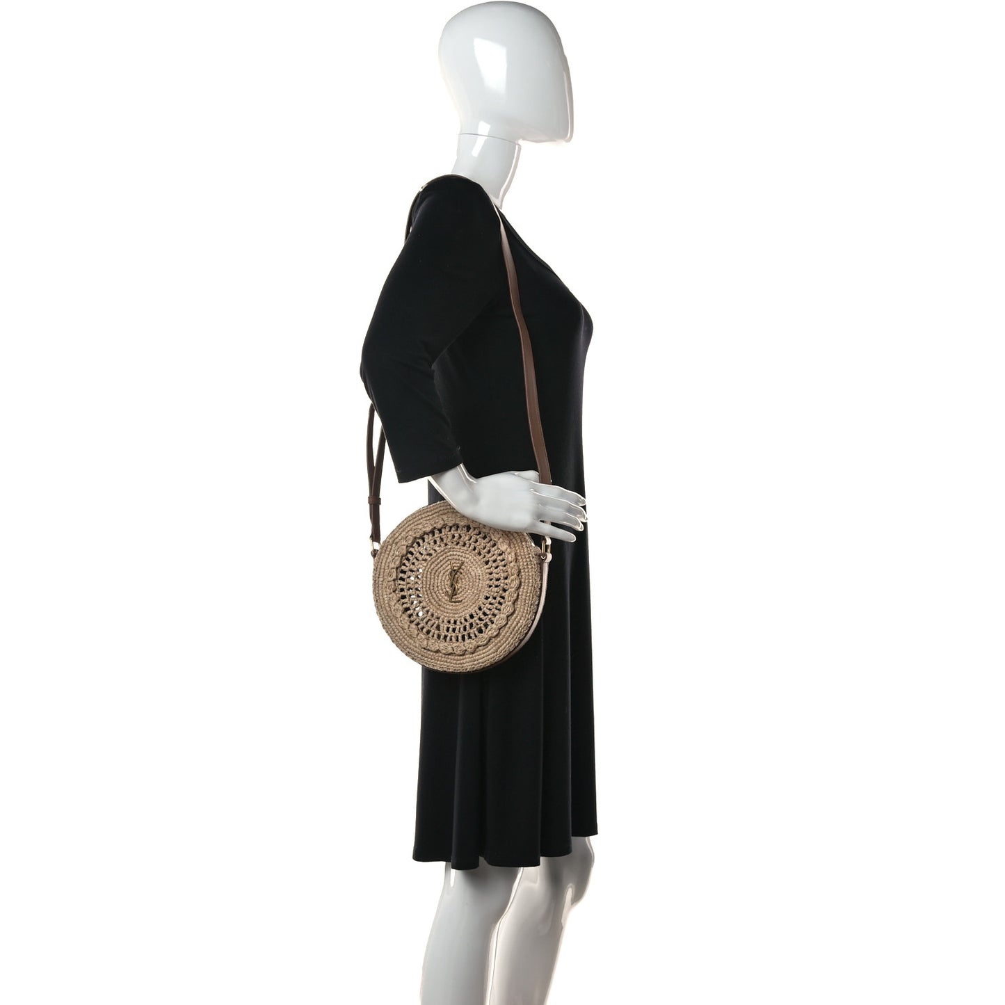 Raffia Sac Round Naturel