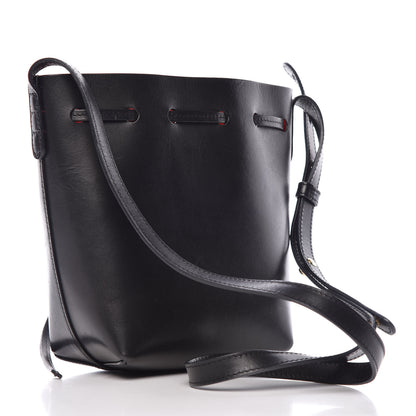 Mansur Gavriel Calfskin Mini Mini Bucket Bag Black Flamma 3 of 12