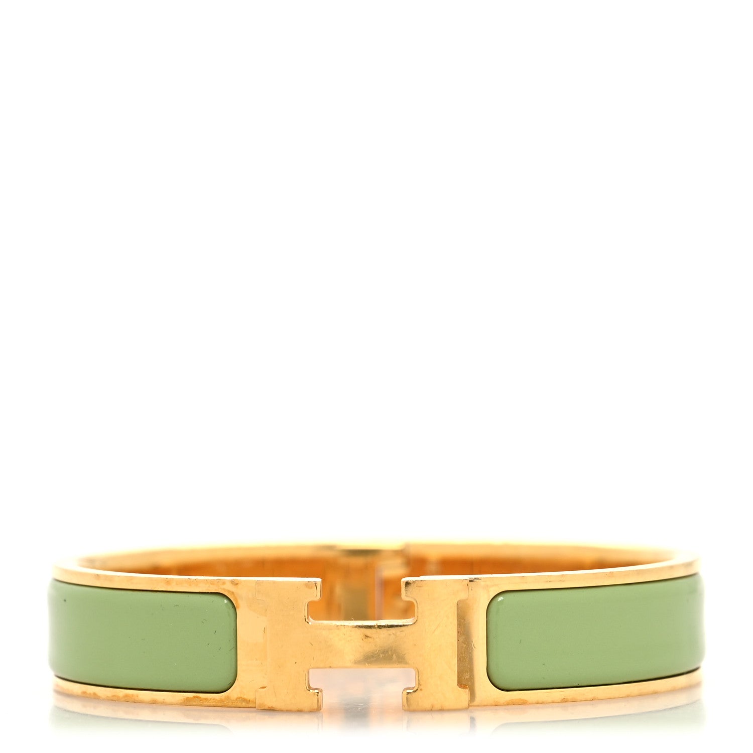 Hermes Enamel Narrow Clic Clac H Bracelet PM 1 of 6