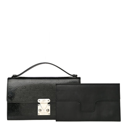 Louis Vuitton Monogram Glace Anouchka Pochette MM Black 1 of 23