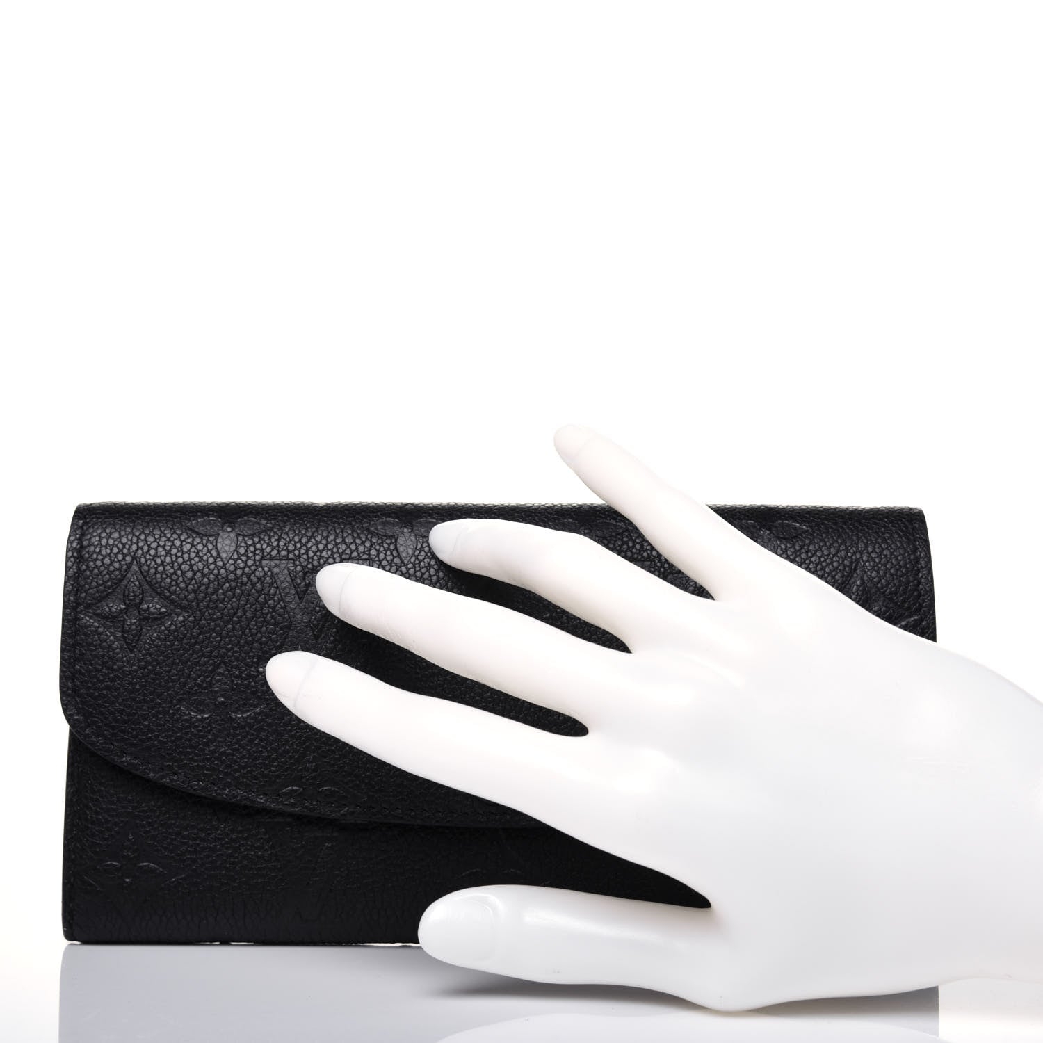 Louis Vuitton Empreinte Emilie Wallet Black Dune 2 of 13
