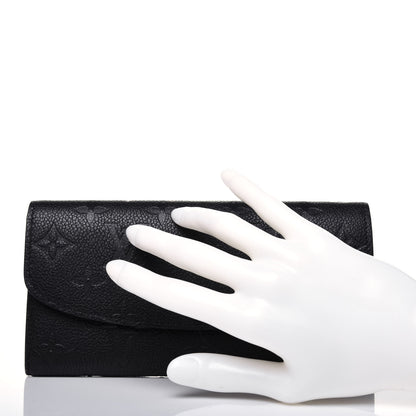 Louis Vuitton Empreinte Emilie Wallet Black Dune 2 of 13
