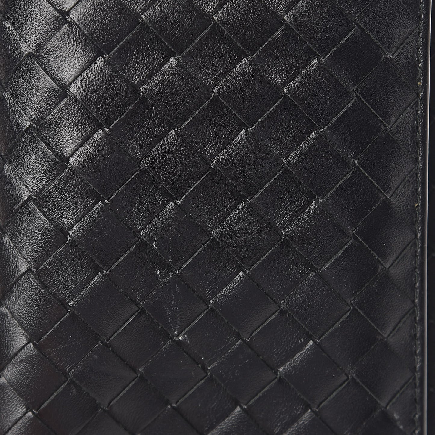 Nappa Intrecciato Flap Wallet Black