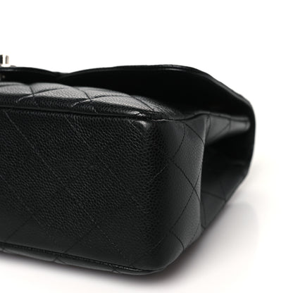 Chanel Caviar Quilted Jumbo Single Flap Black 10 of 10