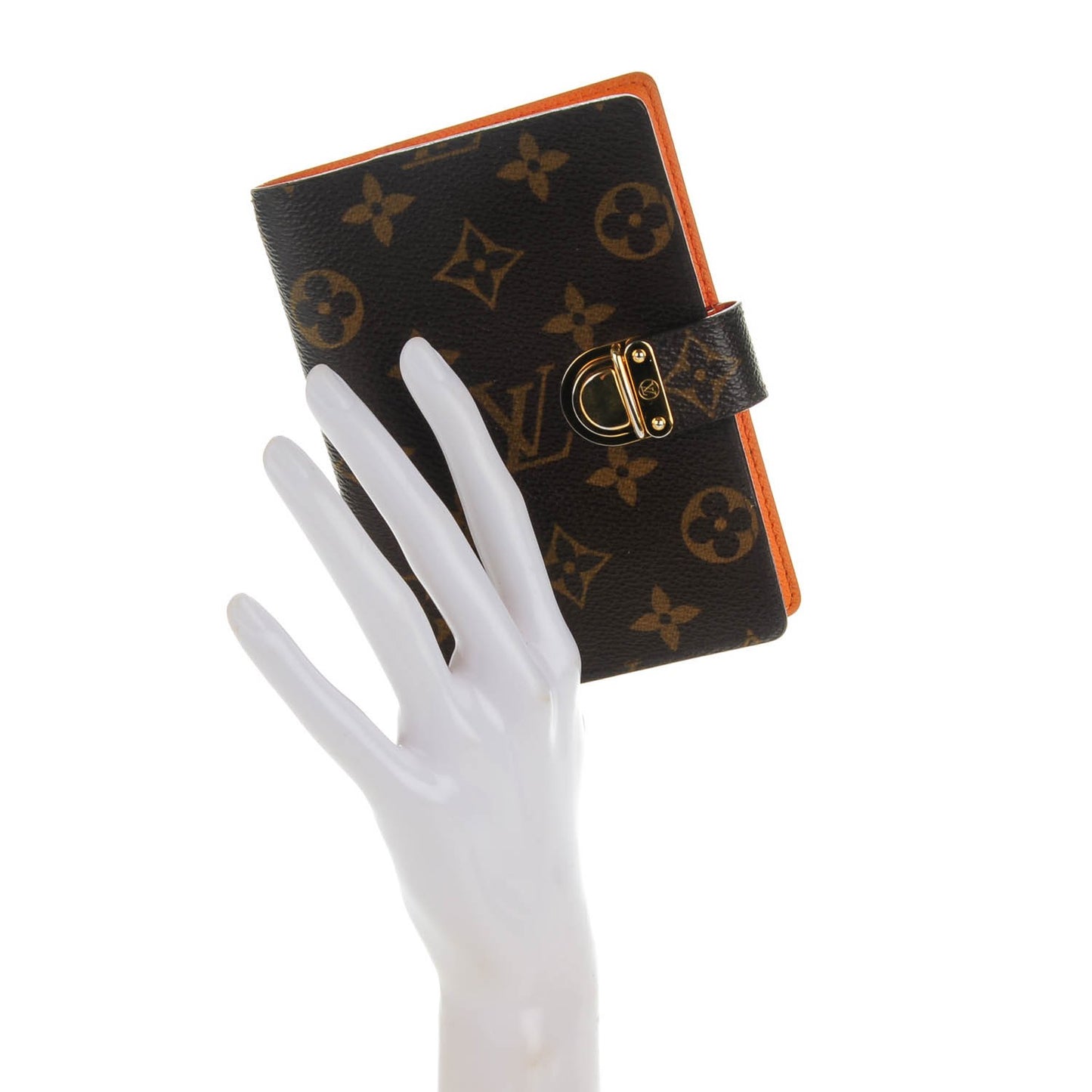 Monogram Koala Small Ring Agenda Cover Orange