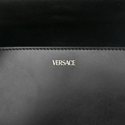 Versace Calfskin Medium Greca Goddess Shoulder Bag Black 6 of 11