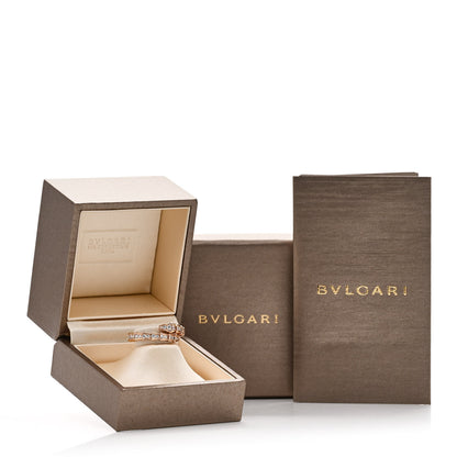 Bulgari 18K Rose Gold Diamond Serpenti Viper Pave Ring XL 5 of 5