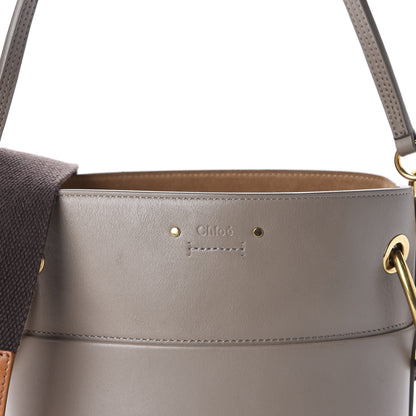 Chloe Smooth Calfskin Small Roy Bucket Bag Motty Grey 13 of 13