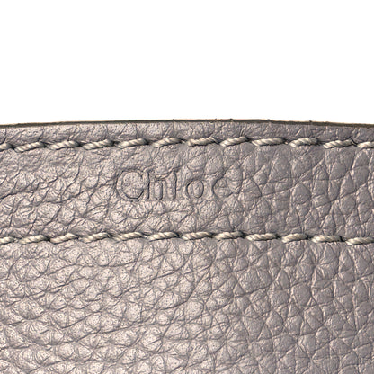 Chloe Calfskin Medium Marcie Round Crossbody Bag Cashmere Grey 6 of 11