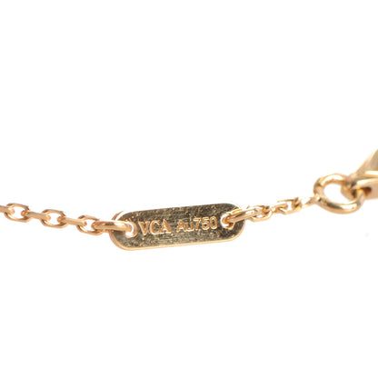 Van Cleef & Arpels 18K Yellow Gold Mother of Pearl Sweet Alhambra Butterfly Bracelet 4 of 5