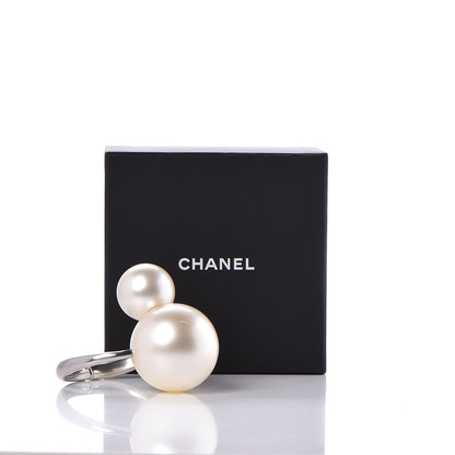 Chanel Double Pearl Cuff Silver 6 of 6