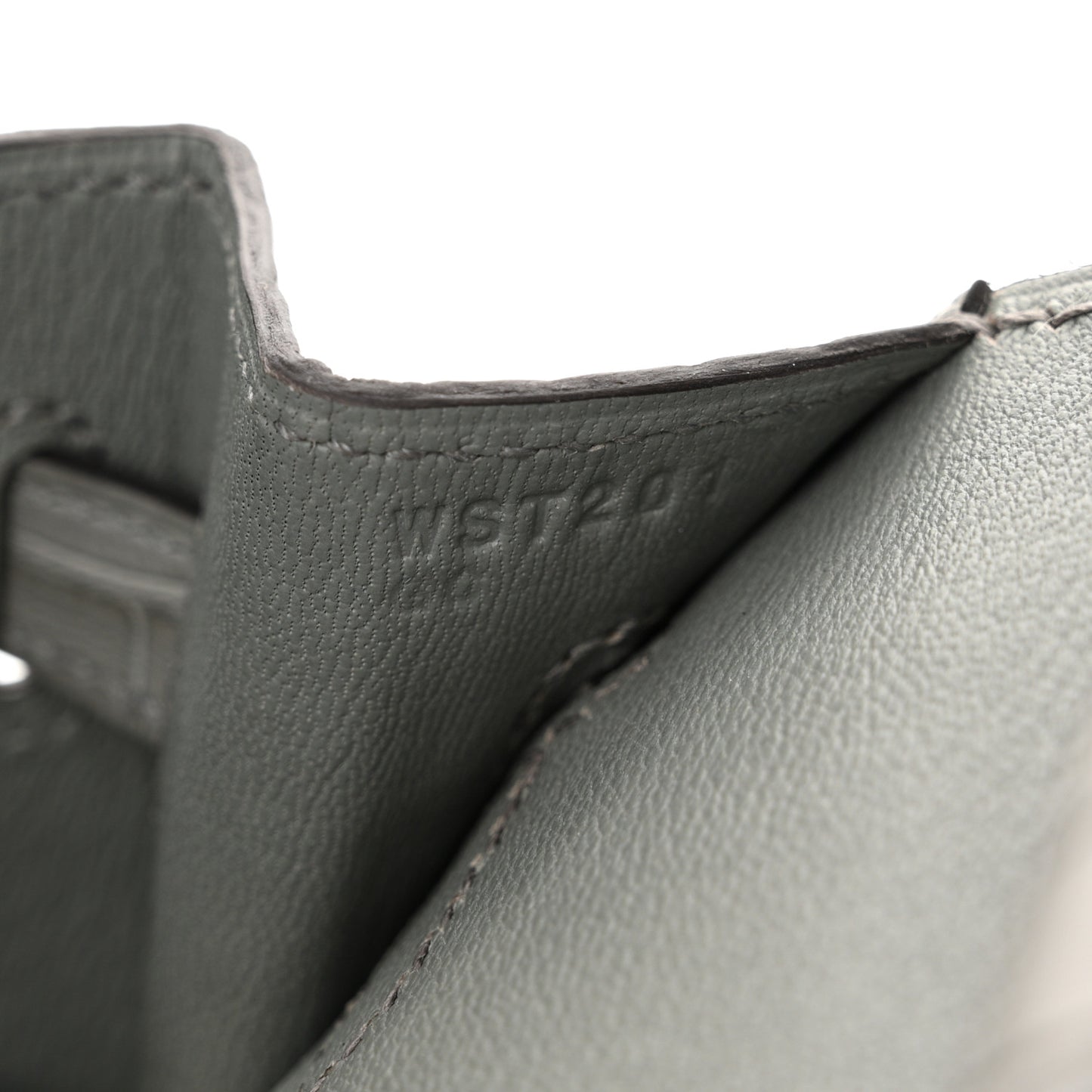 Matte Alligator Birkin Sellier 25 Gris Ciment