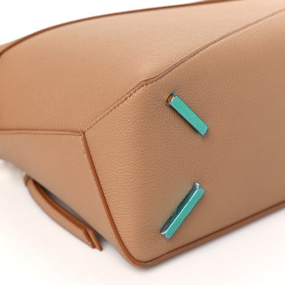 Loewe Grained Calfskin Medium Puzzle Edge Bag Toffee 9 of 10