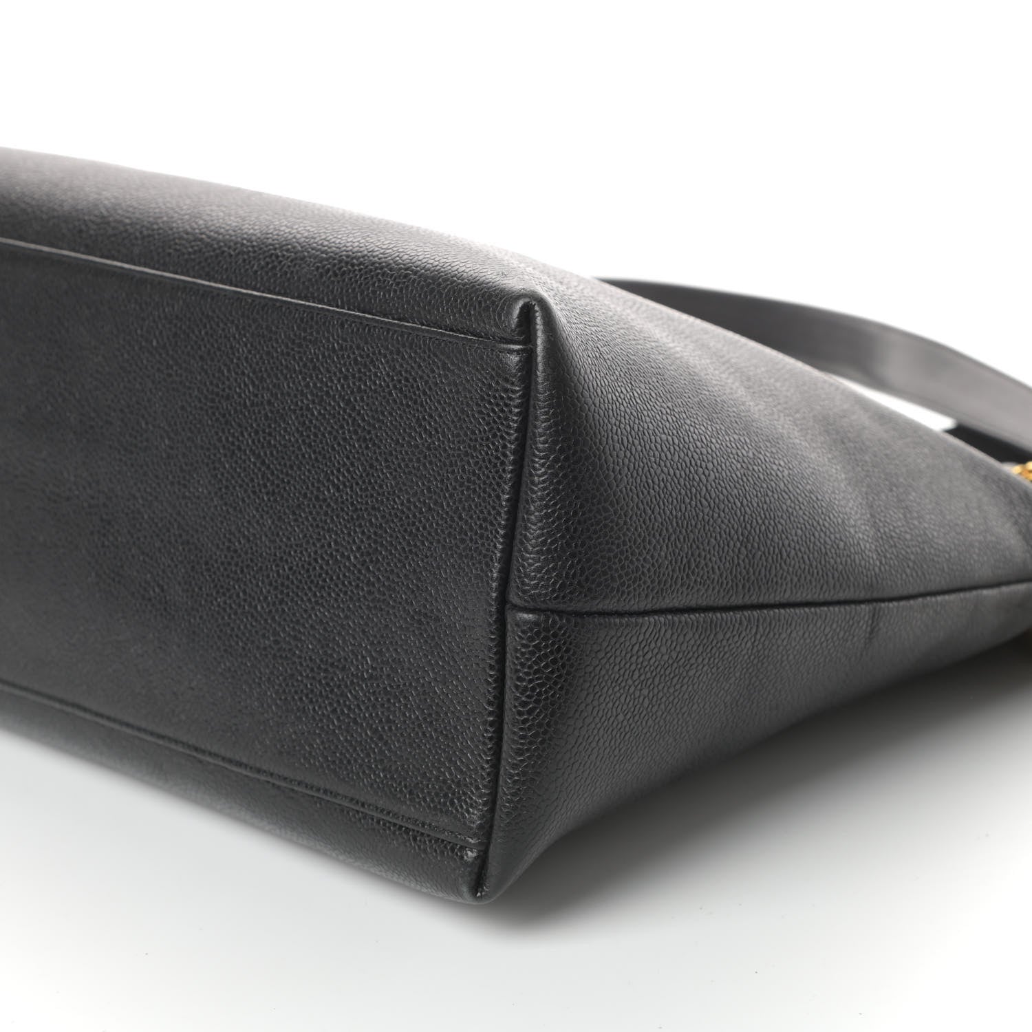 Chanel Caviar Large CC Shoulder Bag Black 9 of 9