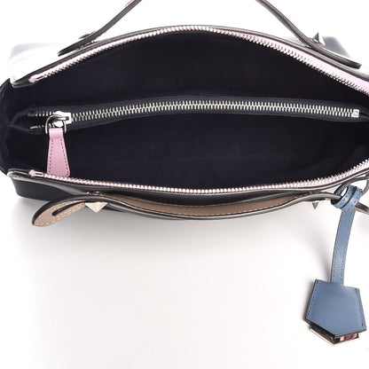 Fendi Vitello Dolce 4 Color Medium By The Way Boston Bag Carbone Tempesta Multicolor 5 of 7